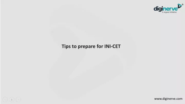 tips to prepare for ini cet