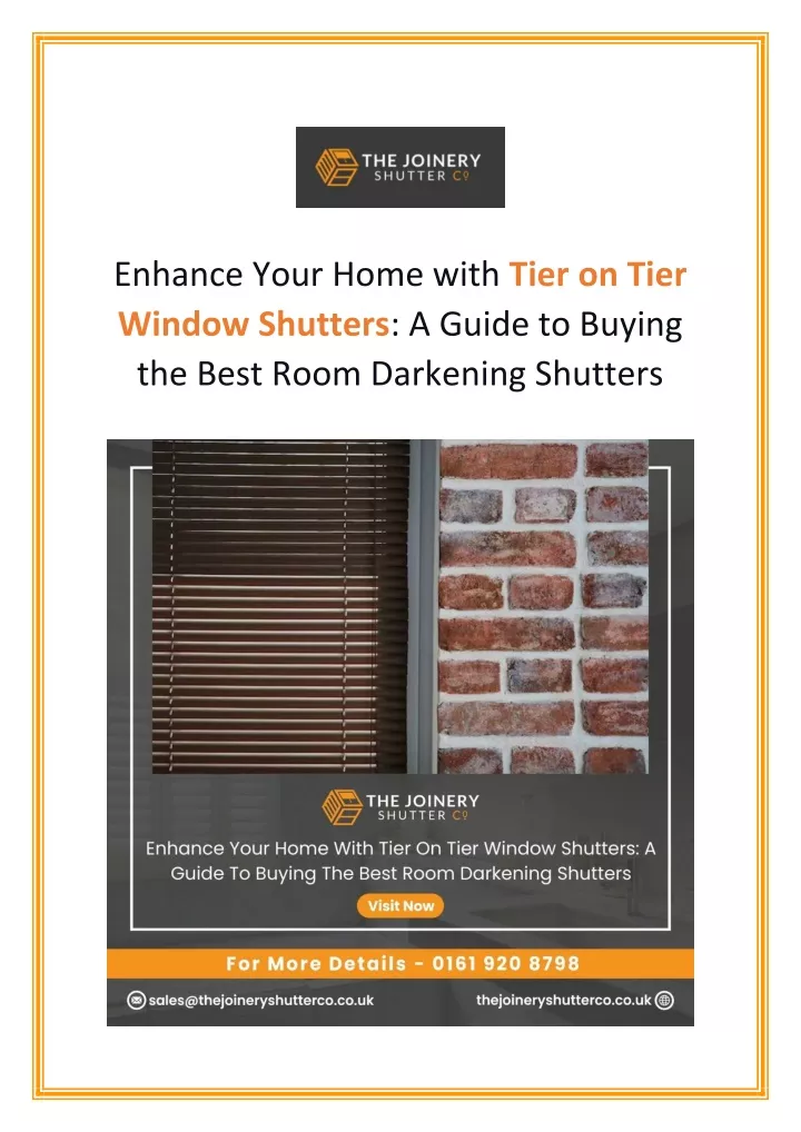 enhance your home with tier on tier window
