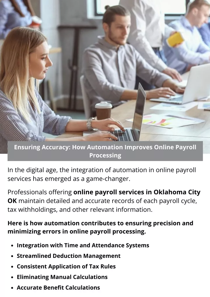 ensuring accuracy how automation improves online