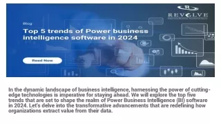 Powering Insights of Power Business Intelligence Software in 2024