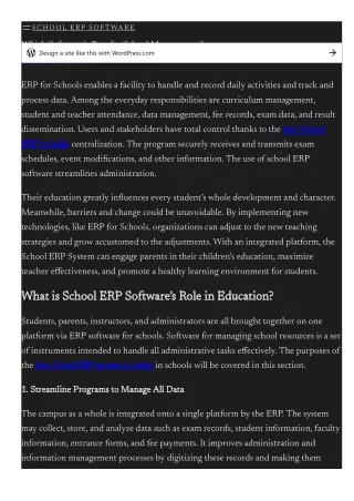 Which Software is Best for School Management?