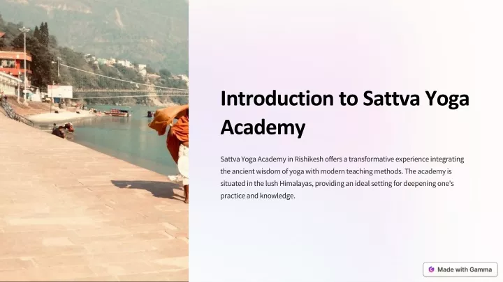 introduction to sattva yoga academy