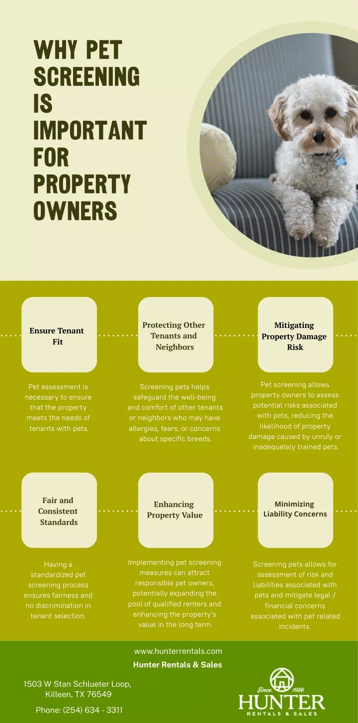 why pet screening is important for property owners