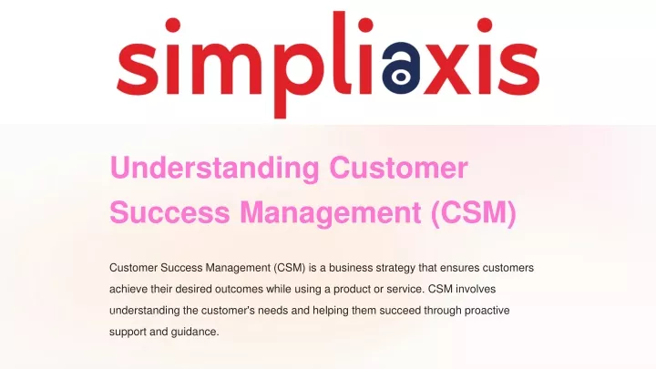understanding customer success management csm