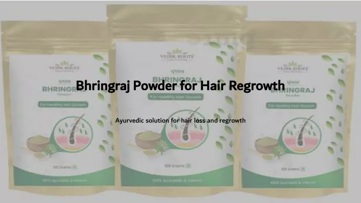 bhringraj powder for hair regrowth