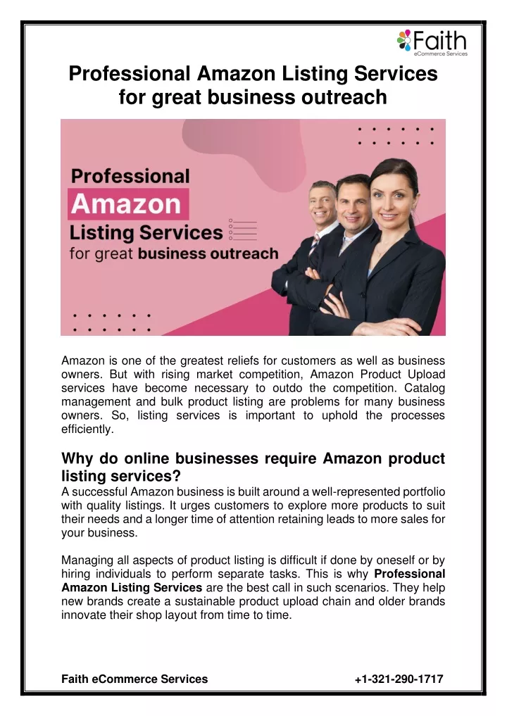 professional amazon listing services for great