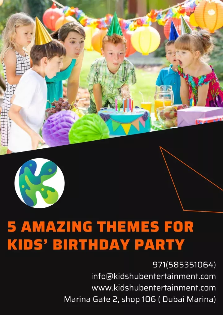 5 amazing themes for kids birthday party