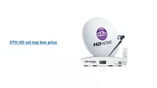 Why choose the best DTH HD set top box price