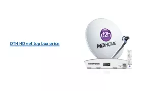 dth hd set top box price
