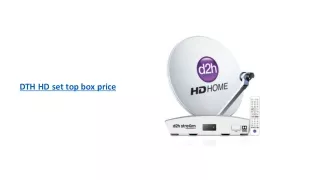 dth hd set top box price
