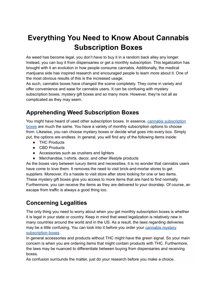 everything you need to know about cannabis