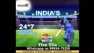 Instant Cricket Id Provider | 99934-75250 | THETIIS