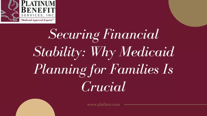 securing financial stability why medicaid