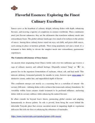 Flavorful Essences_Exploring the Finest Culinary Excellence