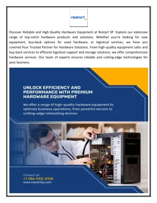 discover reliable and high quality hardware