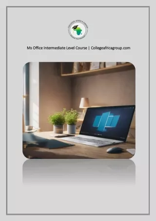 ms office intermediate level course