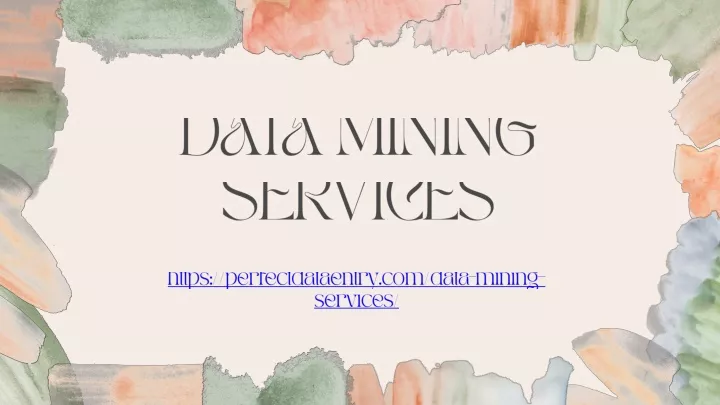 data mining services