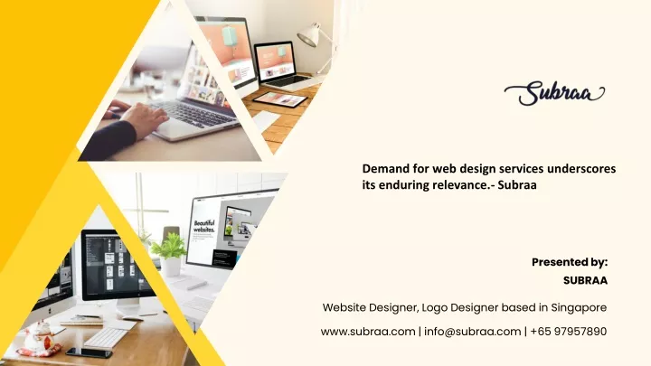 demand for web design services underscores