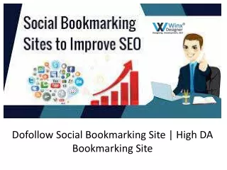 Dofollow Social Bookmarking