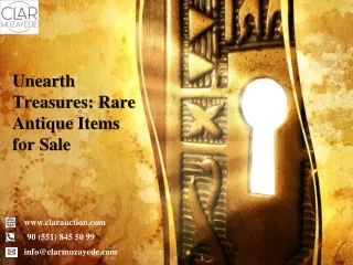 Unearth Treasures Rare Antique Items for Sale