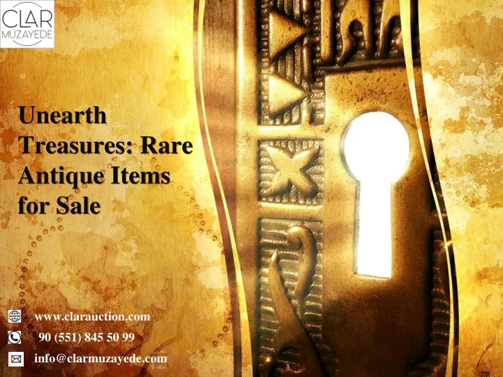 unearth treasures rare antique items for sale