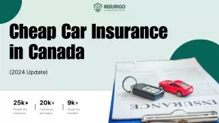 Cheap Car Insurance in Canada (2024 Update)