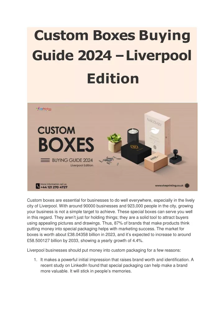 custom boxes buying guide 2024 liverpool edition