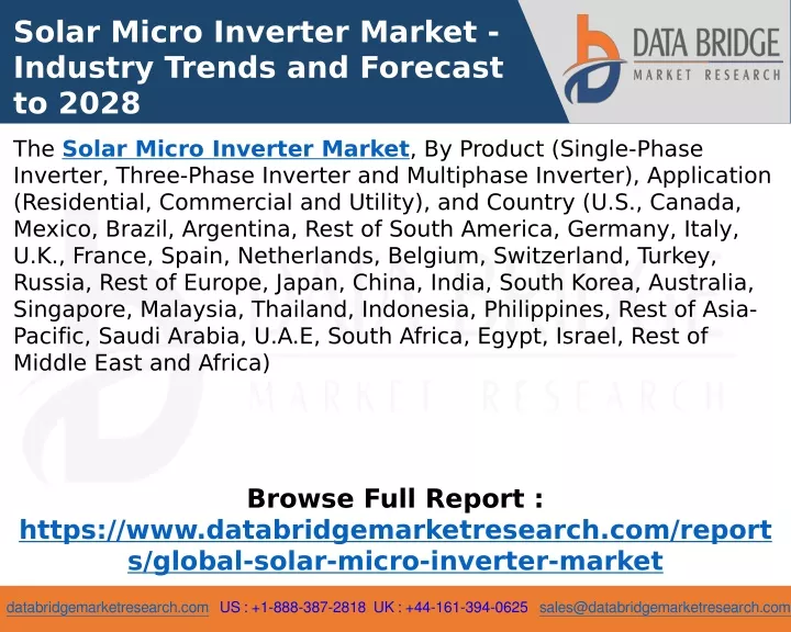 PPT - Solar Micro Inverter Market PowerPoint Presentation, Free ...