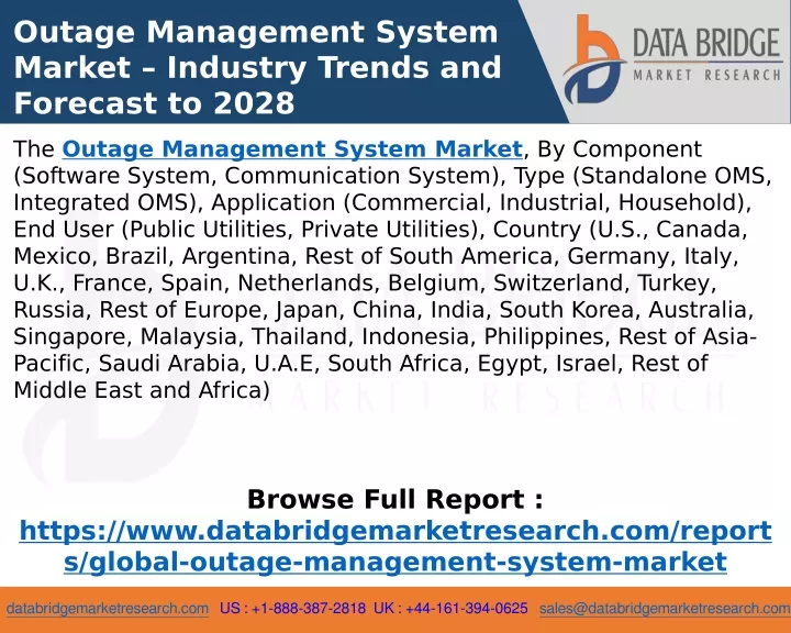 outage management system market industry trends