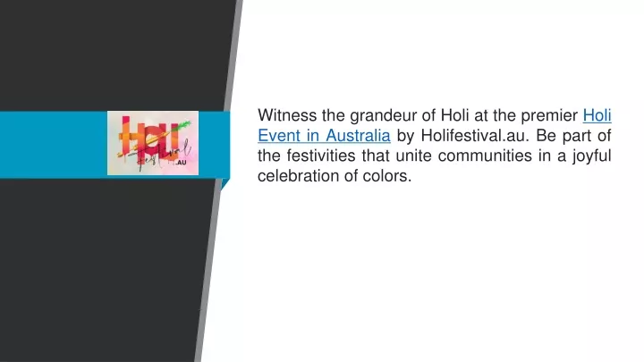 witness the grandeur of holi at the premier holi