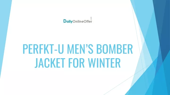 perfkt u men s bomber jacket for winter