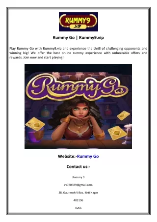 Rummy Go  Rummy9.vip