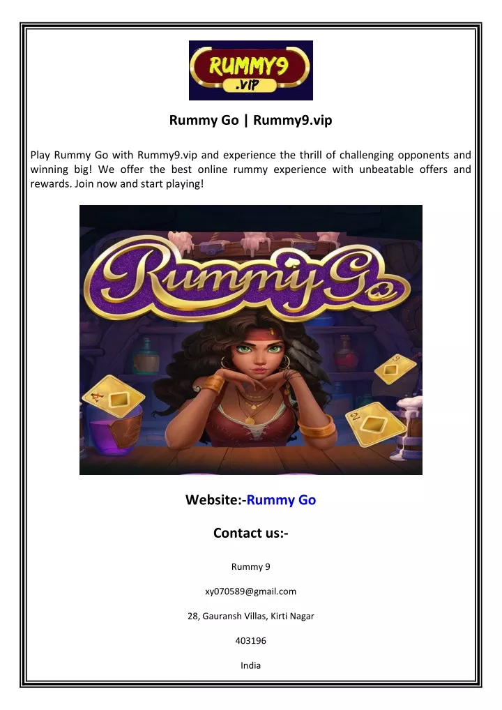 rummy go rummy9 vip