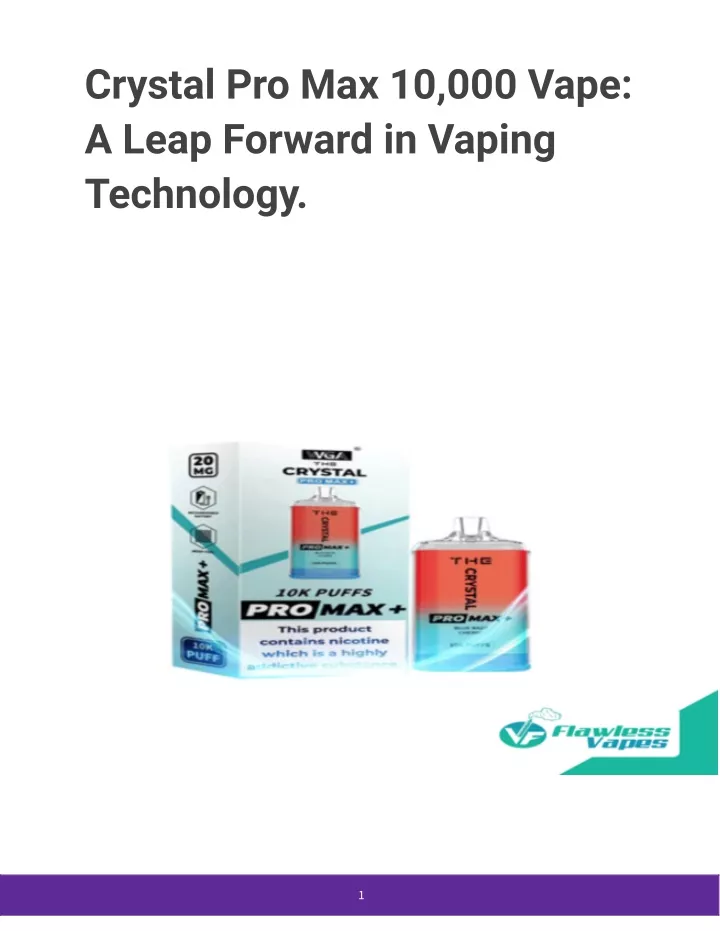 crystal pro max 10 000 vape a leap forward