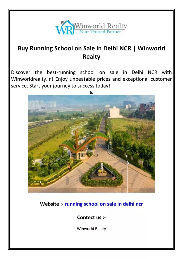 buy running school on sale in delhi ncr winworld