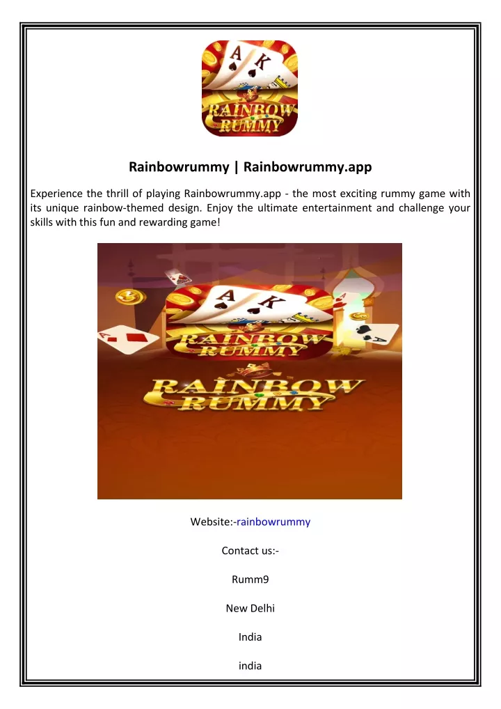 rainbowrummy rainbowrummy app