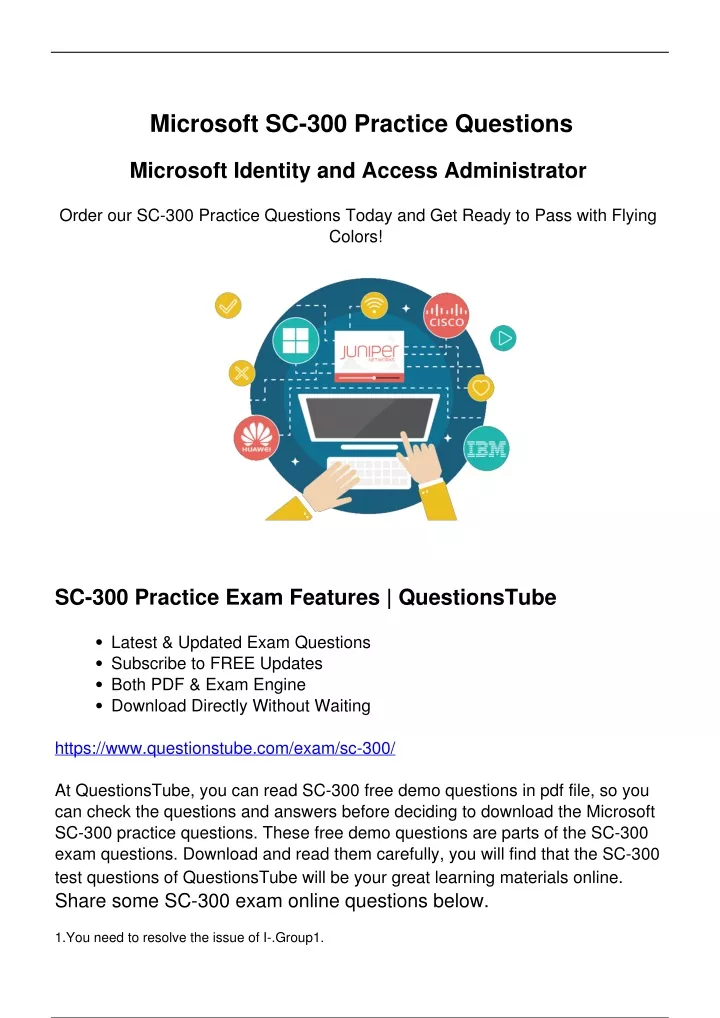 PPT - Microsoft SC-300 Exam Questions - The Best Study Method To ...