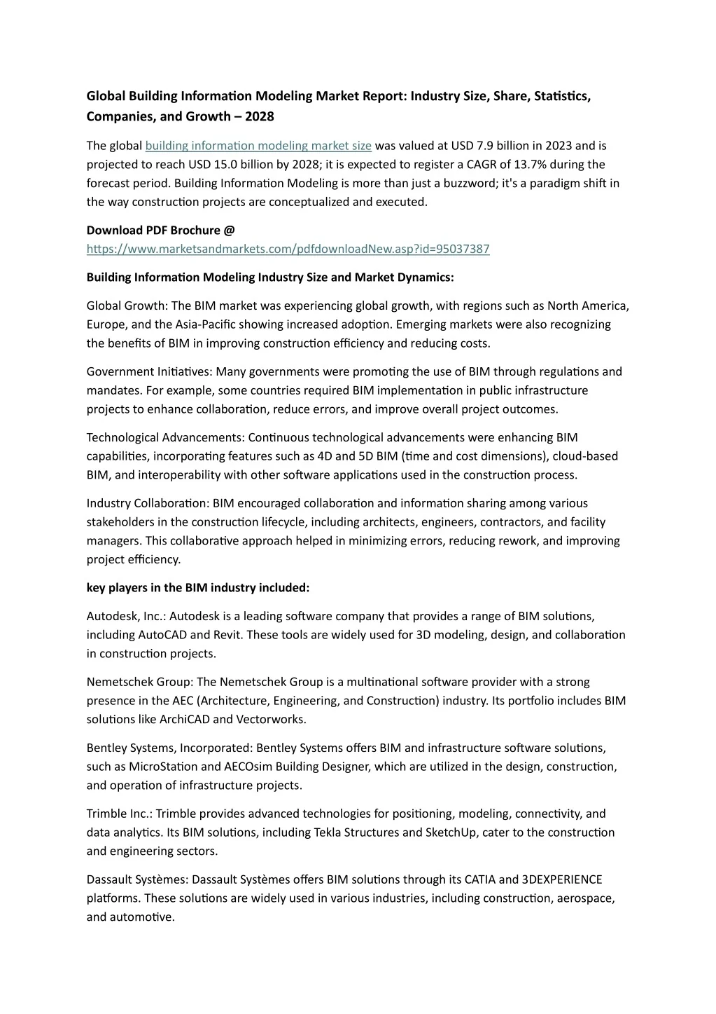PPT - Global Building Information Modeling Market Size PowerPoint ...