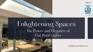 Enlightening Spaces The Power and Elegance of Flat Roof Lights