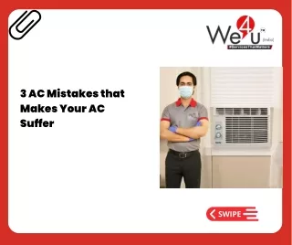 3 AC Mistakes that Makes Your AC Suffer