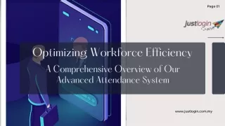 Optimizing Workforce Efficiency A Comprehensive Overview of Our Advanced Attenda