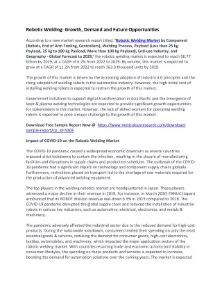 robotic welding growth demand and future