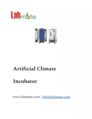 artificial climate