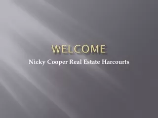 welcome