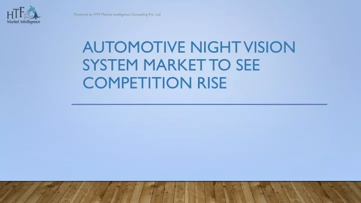 automotive night vision system market to see competition rise