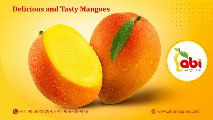 delicious and tasty mangoes