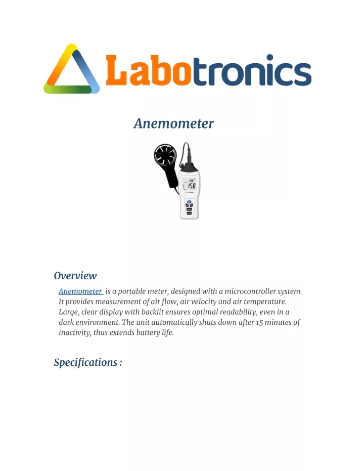 anemometer