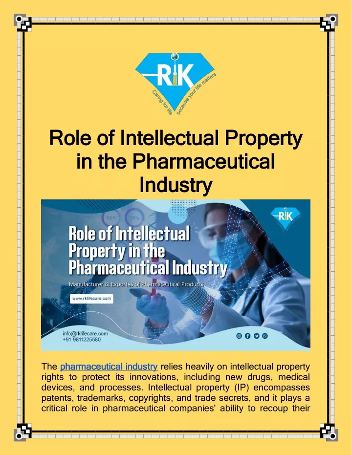 role of intellectual property role