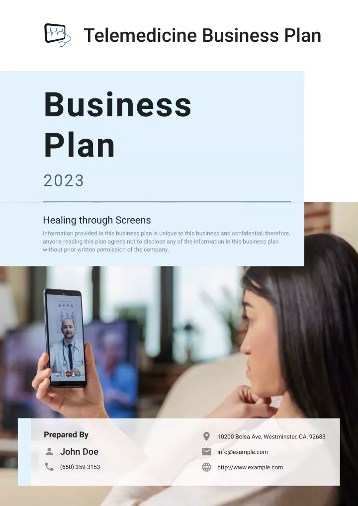 telemedicine business plan