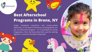 Best Afterschool Programs in Bronx, New York